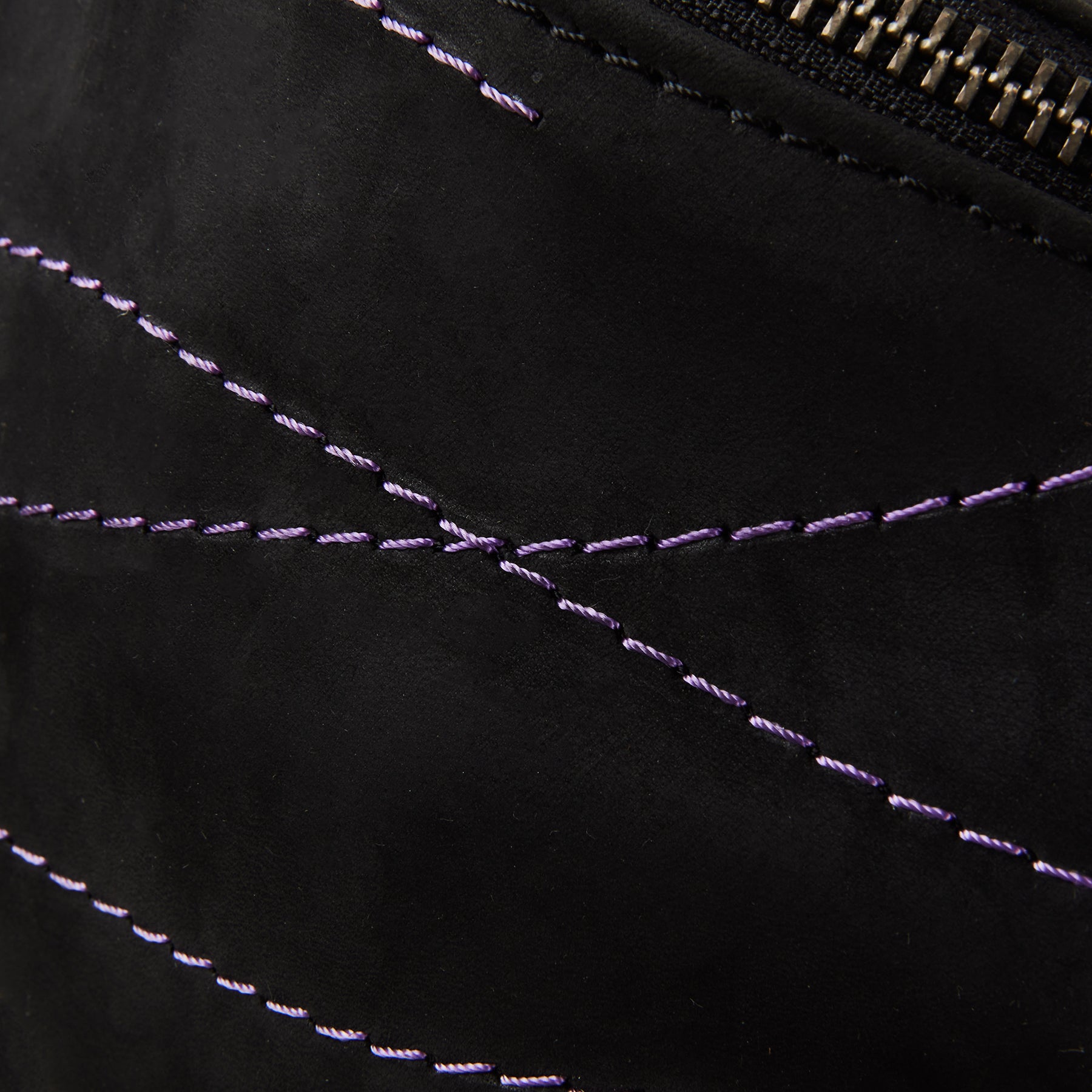 Signature Contrast Stitching.